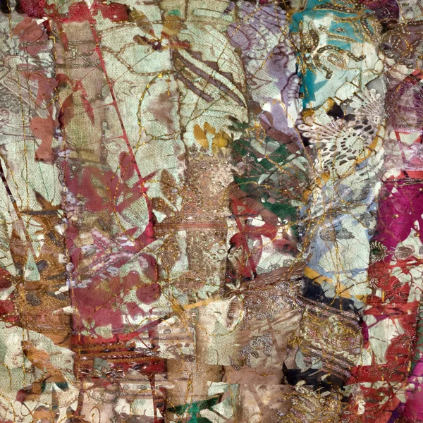 Colorido indio mosaico texturizado arte abstracto — Foto de Stock