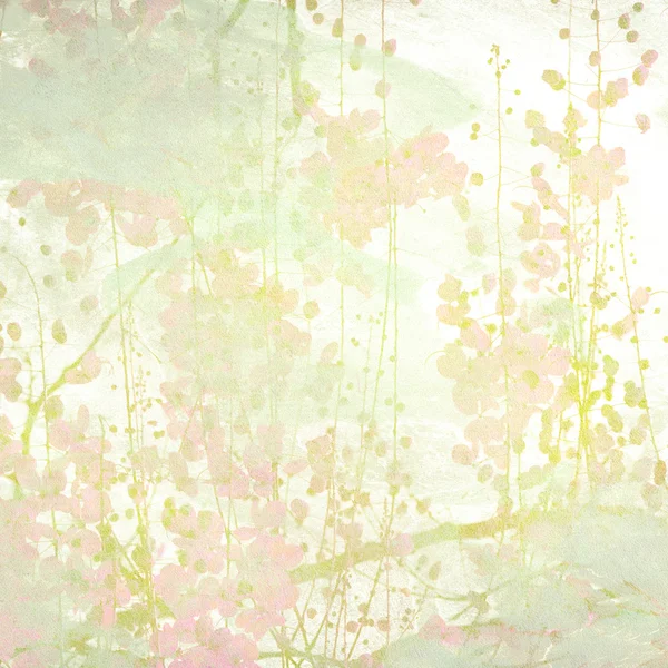 Watercolor Flowers Art Background — Stock Photo, Image