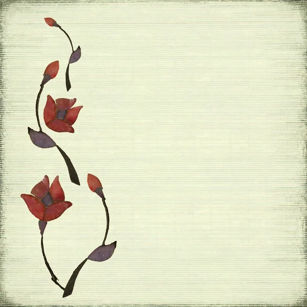 Sten blomma design bakgrund — Stockfoto