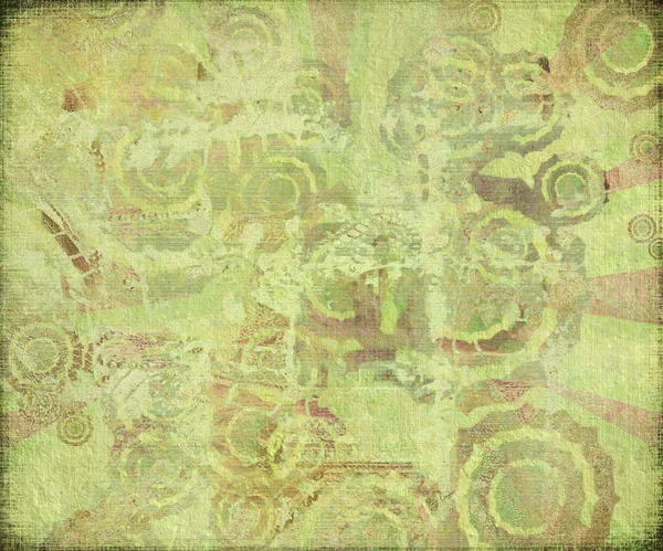 Orientalisk Drake Abstrakt Antika Texturerat Bakgrund — Stockfoto