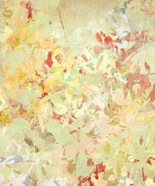 Grunge impressionistiska blomma — Stockfoto