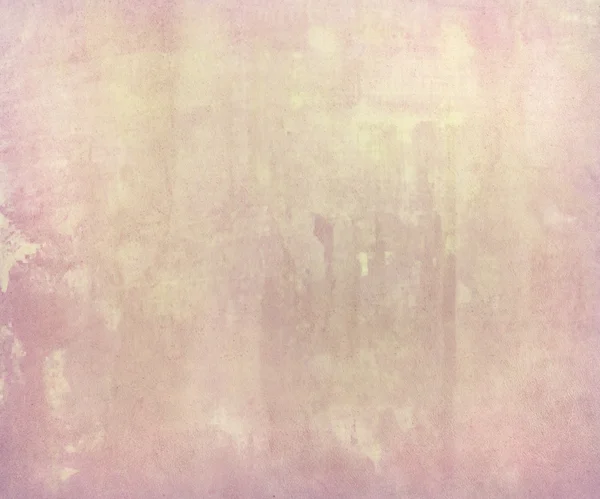 手作りの紙の上ピンクの淡い水彩画の洗浄 — ストック写真