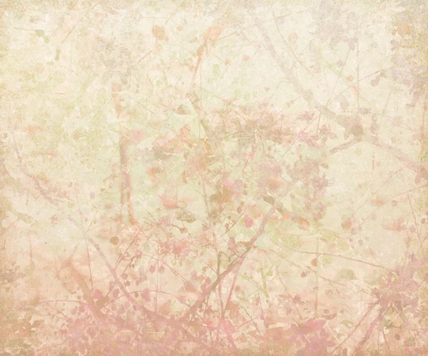 柔和的粉红色的纠缠不清的花艺术 — 图库照片