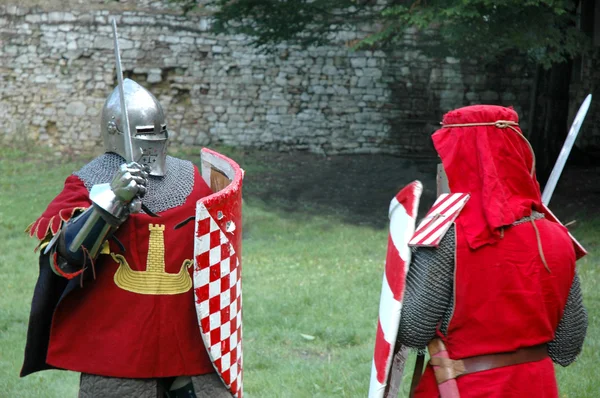 Duell av knight's — Stockfoto