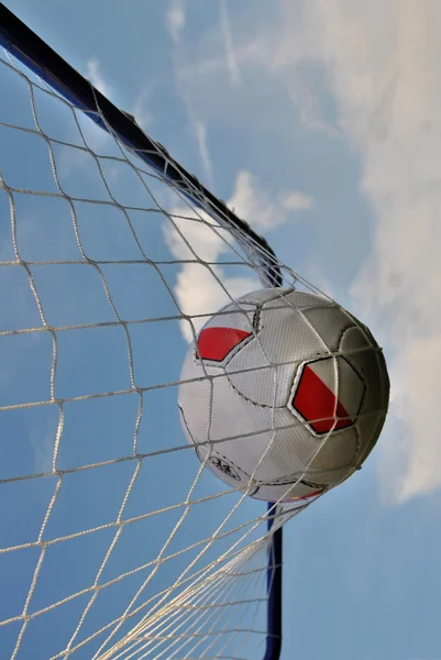 Gol Escocerball Net Closeup — Stok Foto