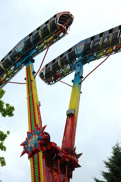 stock image Funfair devil's merry-go-round