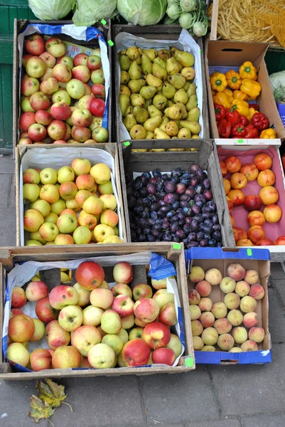 Bazar de frutas — Fotografia de Stock