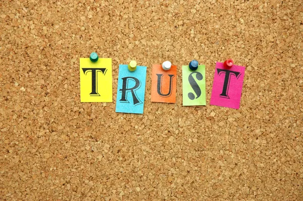 Word-Trust — Stock Photo, Image