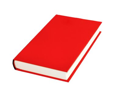 izole kırmızı kitap