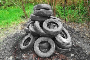 Old Tires clipart
