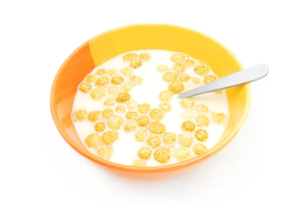 Cuenco de cereales y leche —  Fotos de Stock