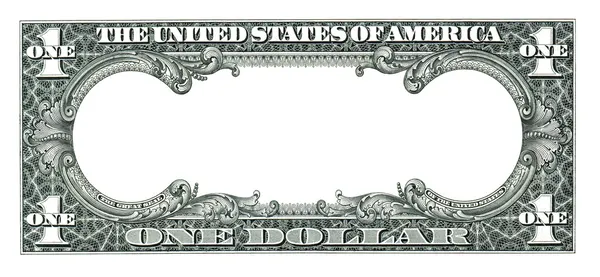 Dólar em branco — Fotografia de Stock
