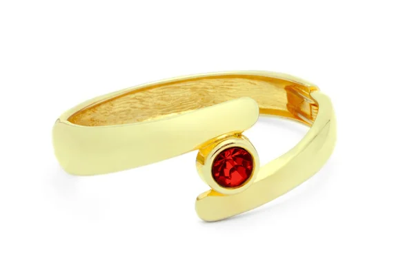 Rubinowego pierścienia lub bransolety — Zdjęcie stockowe