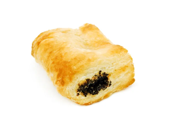 Puff pastry with poppy seeds — Stock Photo, Image