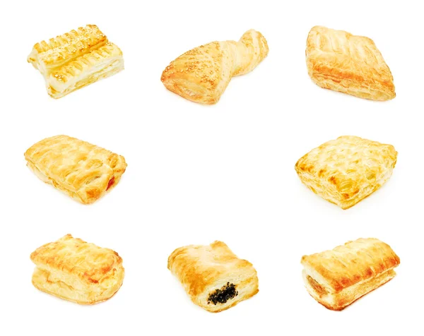 Puff pastry collage — Stock Photo, Image