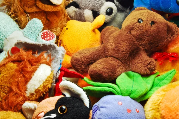 Brinquedos recheados — Fotografia de Stock