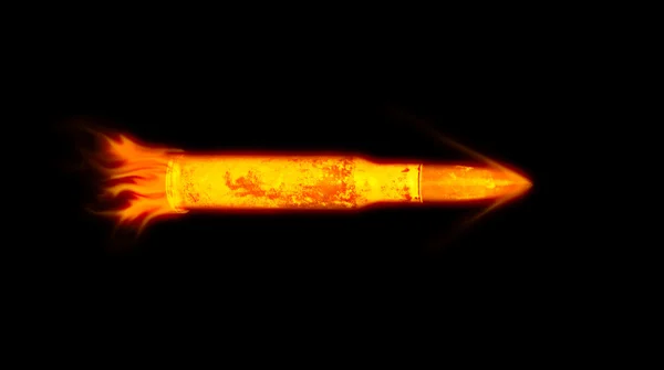 Flammande kula — Stockfoto
