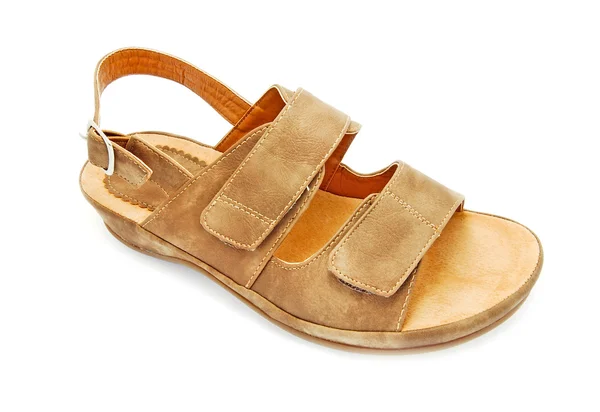 Kožený sandál — Stock fotografie