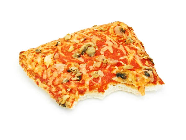Bitten pizza slice — Stock Photo, Image