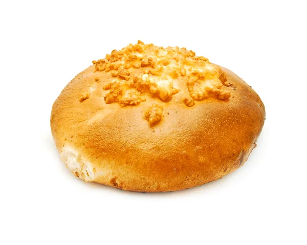 Brood met kaas bovenop — Stockfoto