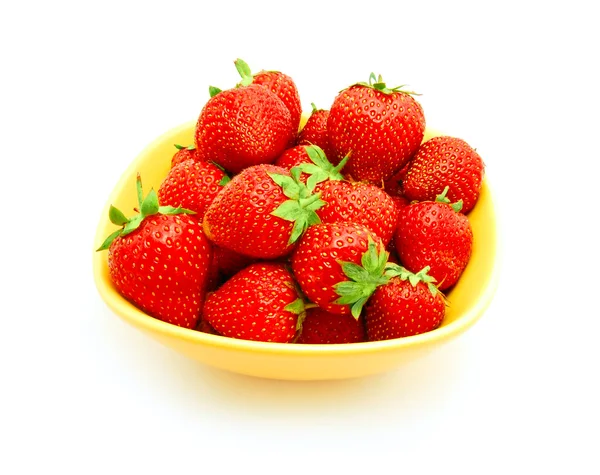 Φράουλες σε ένα μπολ — Φωτογραφία Αρχείου