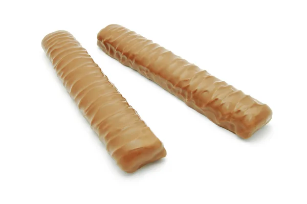 Two long chocolate bars — Stock Photo, Image