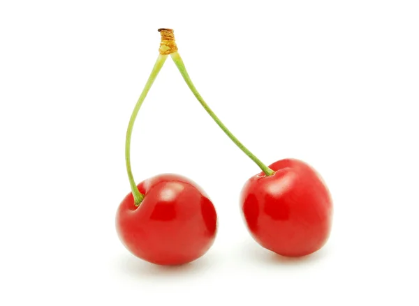 stock image Two cherries