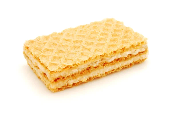 Wafer with cream — Stock Photo, Image