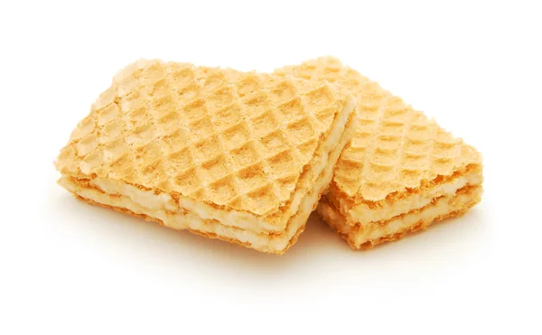 Wafers with cream — Stock Photo, Image