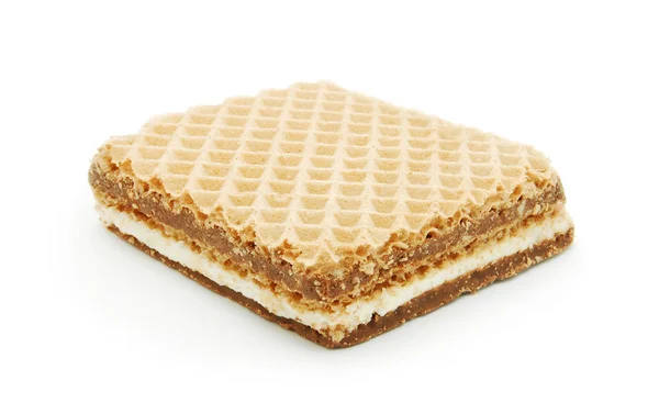Wafer with cream — Stock Photo, Image