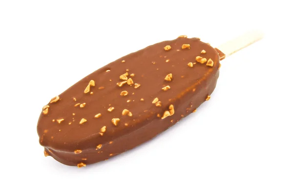 チョコレート コーティングのアイスクリーム ロイヤリティフリーのストック写真