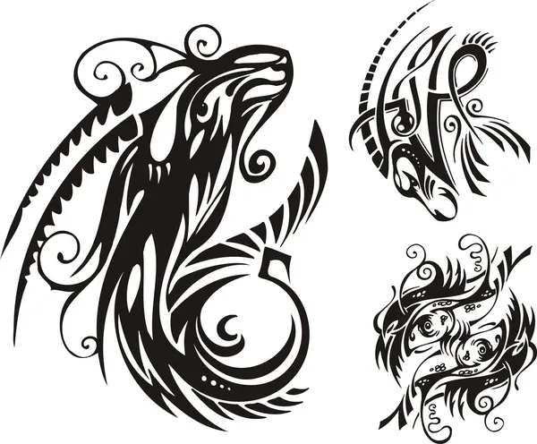 Calligraphic swirling decorative elements — Stock Vector © nairine ...