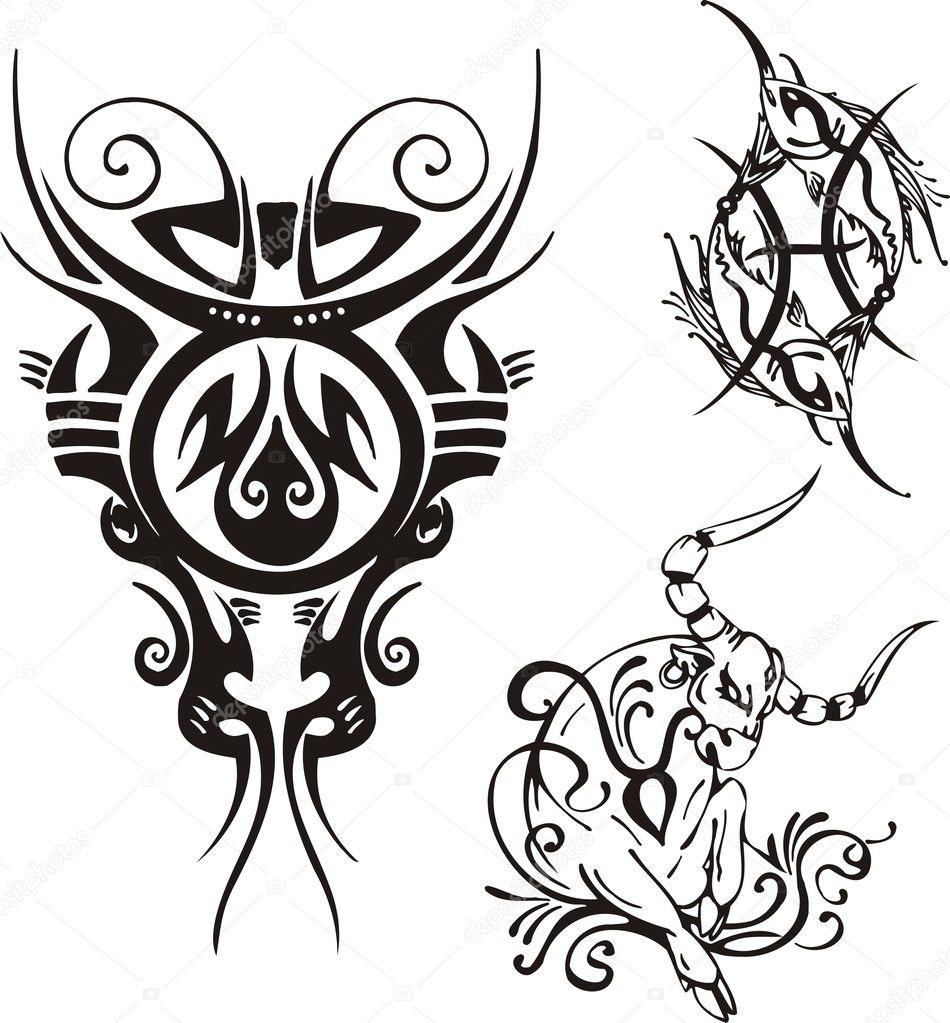 Fantasy Zodiac. — Stock Vector © Digital-Clipart #4103029