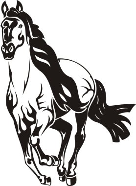 Download Cutting Horse Silhouette Free Vector Eps Cdr Ai Svg Vector Illustration Graphic Art