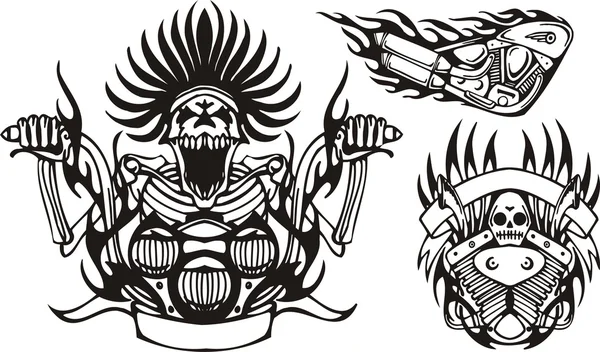 Biker Tribal Tattoo Stock Illustrations  233 Biker Tribal Tattoo Stock  Illustrations Vectors  Clipart  Dreamstime