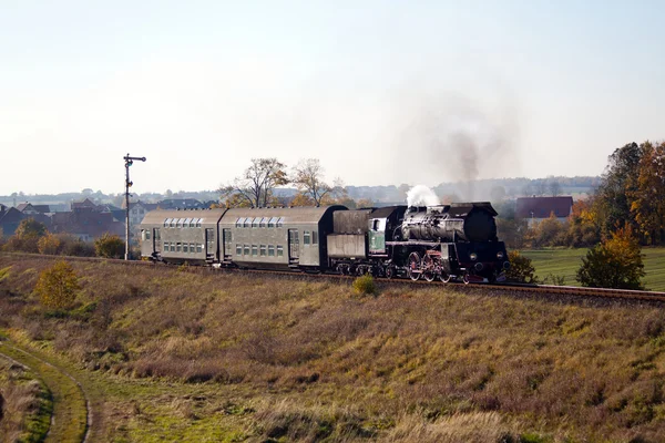 Pociąg retro non steam — Zdjęcie stockowe
