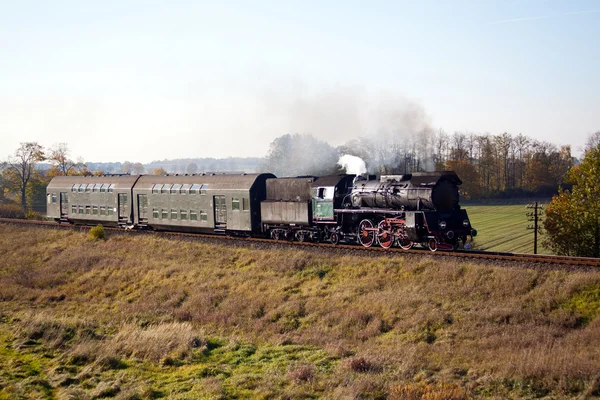 Train à vapeur rétro — Photo