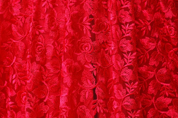 Stock image Soft red fabric