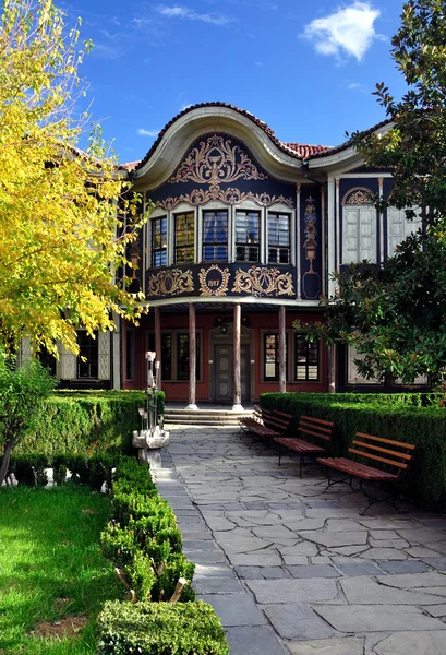 stock image Antiquity house in the Old Plovdiv