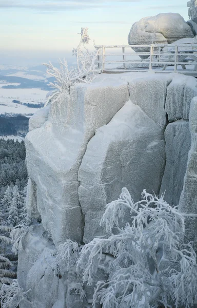 Montanha Mesa Polônia Uma Das Montanhas Mais Antigas Europa Formações — Fotografia de Stock