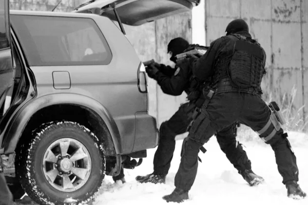 Subdivision anti-terrorist police . — Stock Photo, Image