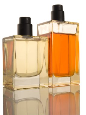 Two Perfume Bottles - reflection, patch clipart