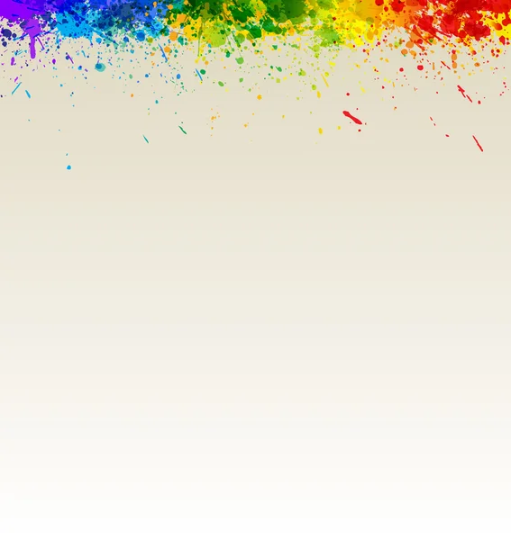 Farbige Farbe Spritzt Kunstwerke Gradient Spritzer Vektor Hintergrund Eps10 — Stockvektor