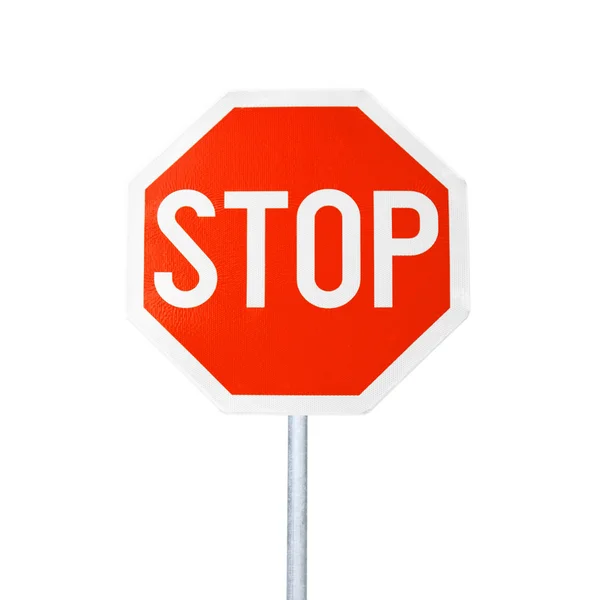 Stop Sign Isolated — Stock Photo, Image