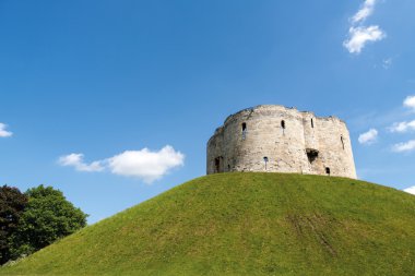 Clifford's Tower in York, England clipart