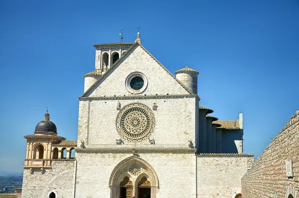 Basilika Von San Francesco Assisi Assisi Umbrien — Stockfoto