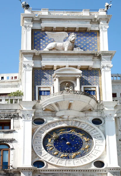 Relógio zodíaco, Veneza, Itália — Fotografia de Stock