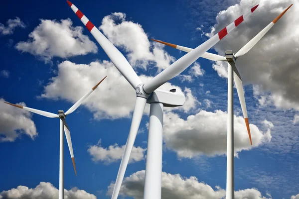 Wind power in the sky — Stock Photo, Image