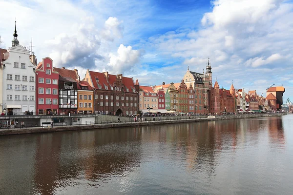 Oude haven in gdansk — Stockfoto