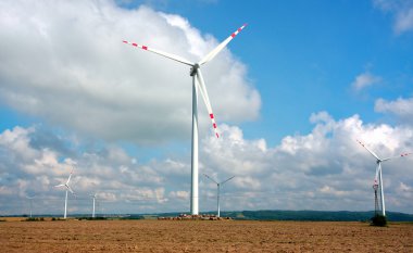 Wind turbines farm - alternative energy source